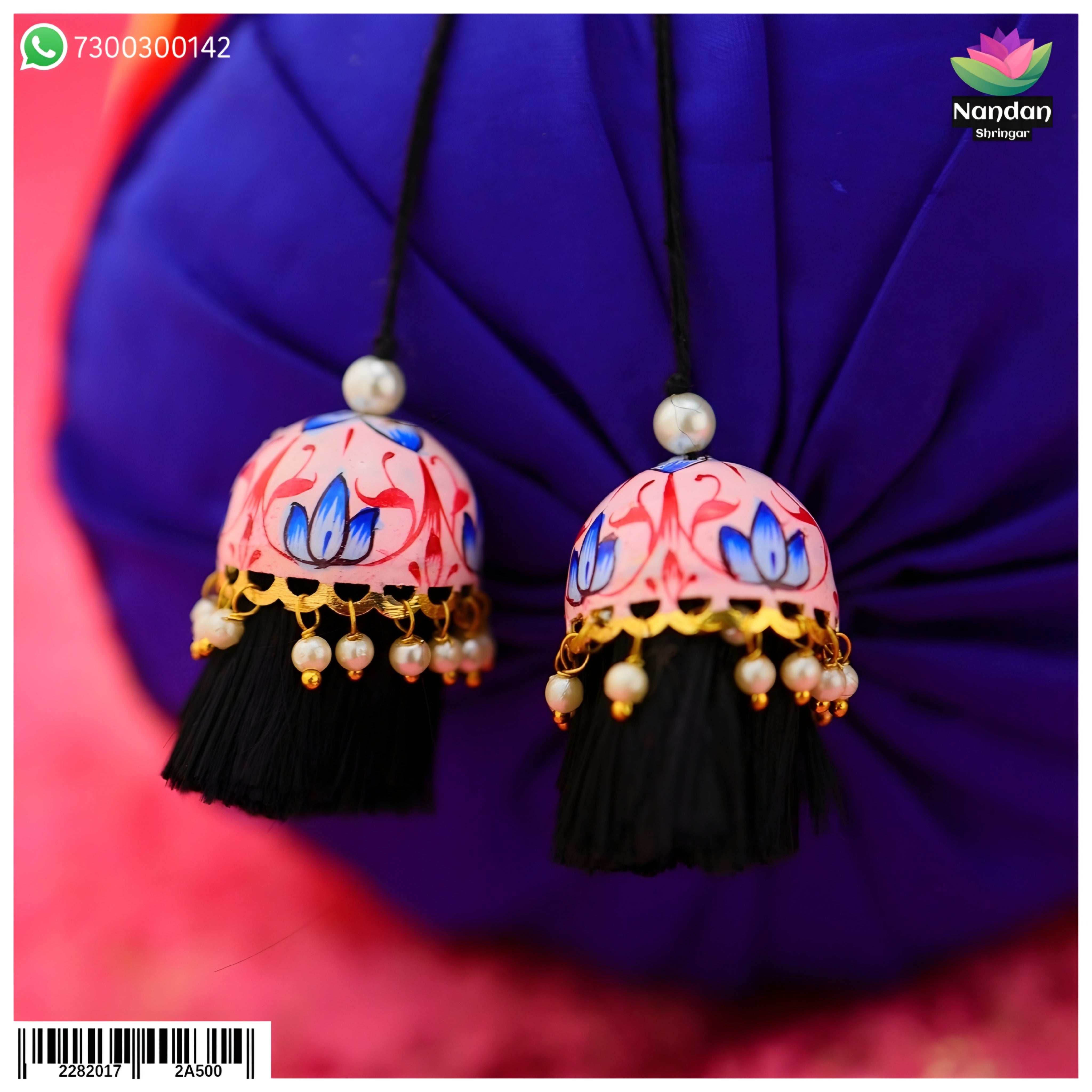 Meenakari Jaba - Gulabi