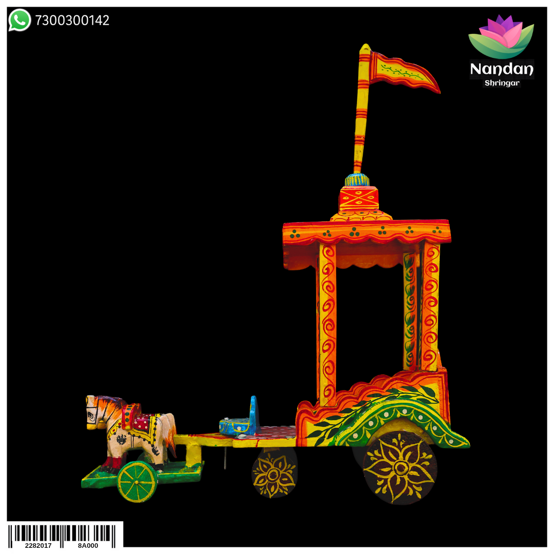 Wooden Rath Hand Painted - No.2