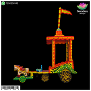 Wooden Rath Hand Painted - No.2