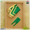 Satin Chira Odni - Dark Green