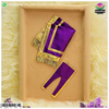 Satin Chira Odni - Purple