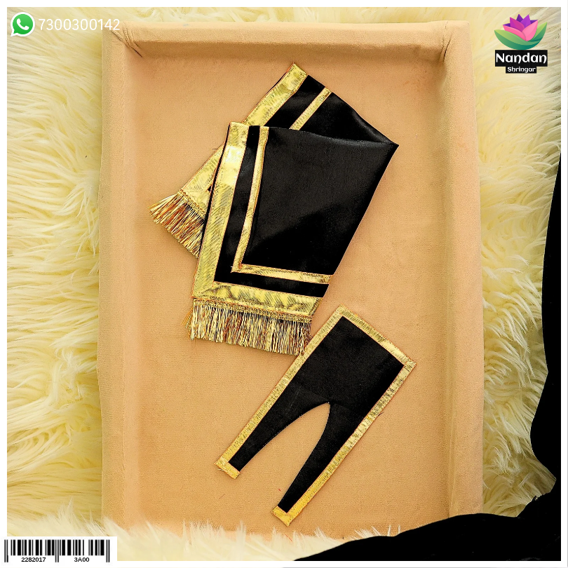 Satin Chira Odni - Black