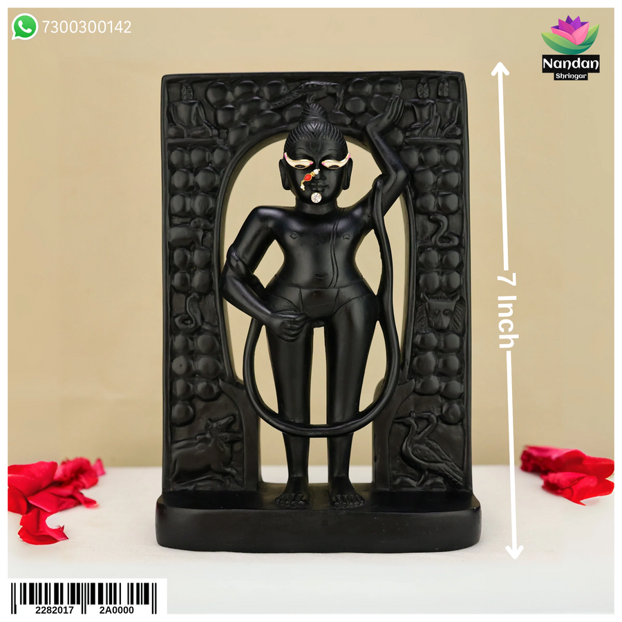 GovardhanNathJi Shila Swaroop Semi Stone - [ 7 Inch ]
