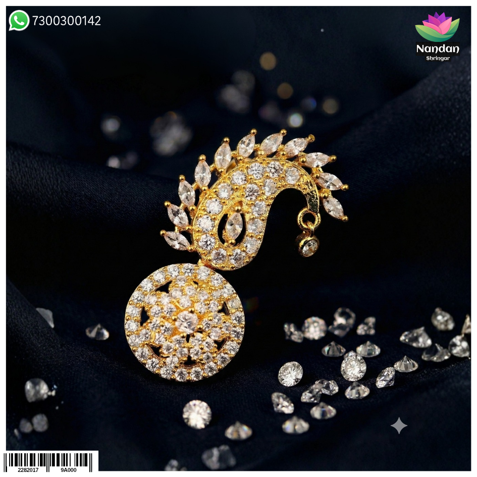 Big Size Shishfool - Heera (Silver)