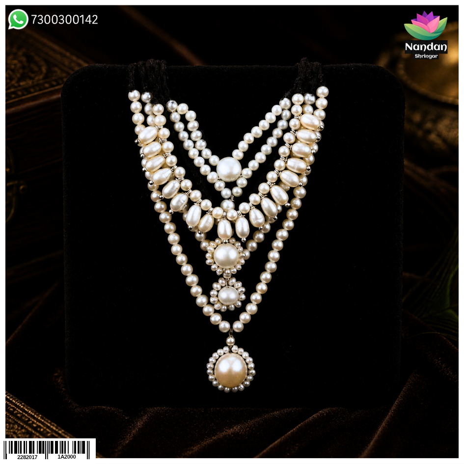 Ushnkalin Real Pearl Haar