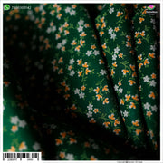 Dark green Cheet Vastra by Nandan Shringar featuring intricate traditional designs and vibrant fabric details.