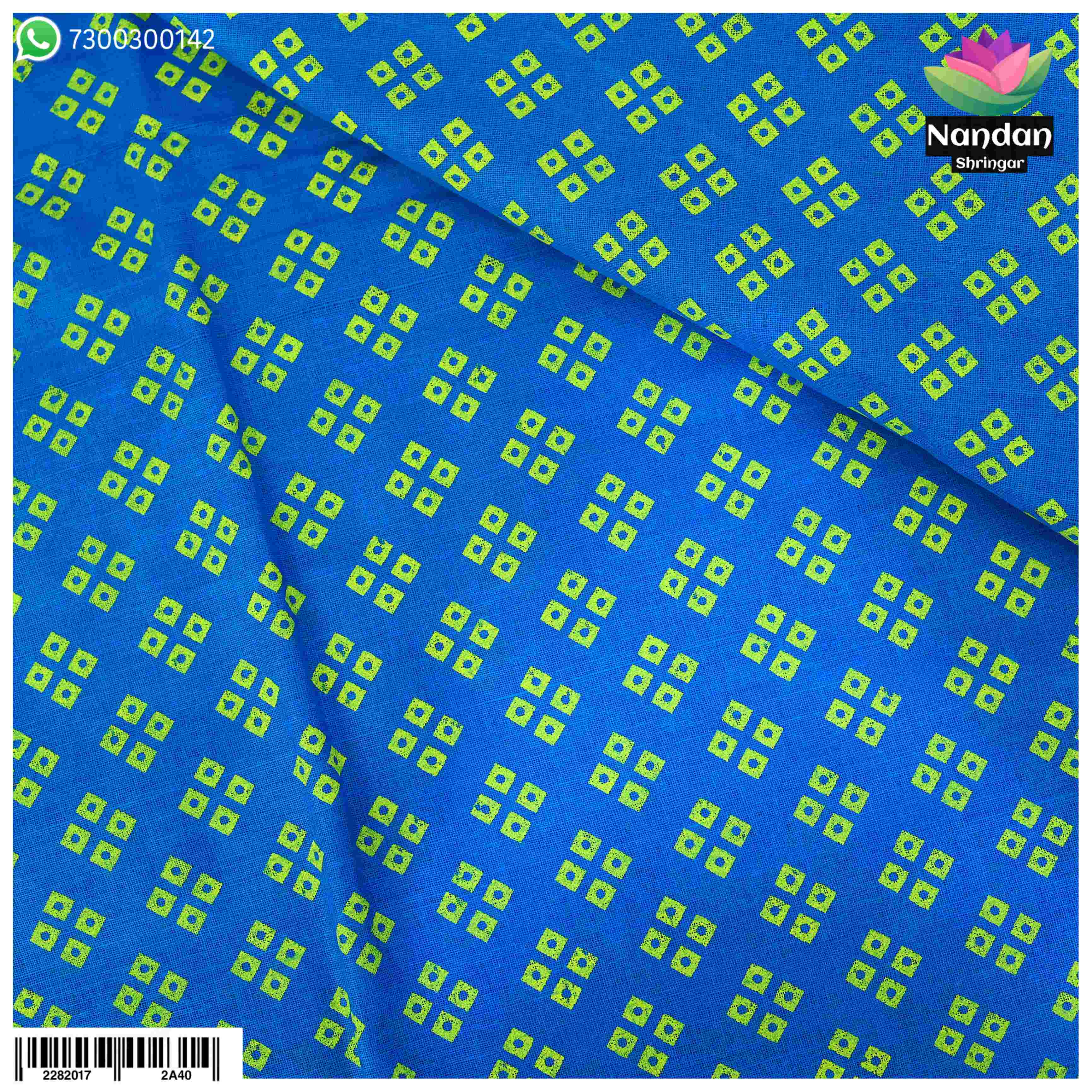Chofuli Chunari Vastra - Blue