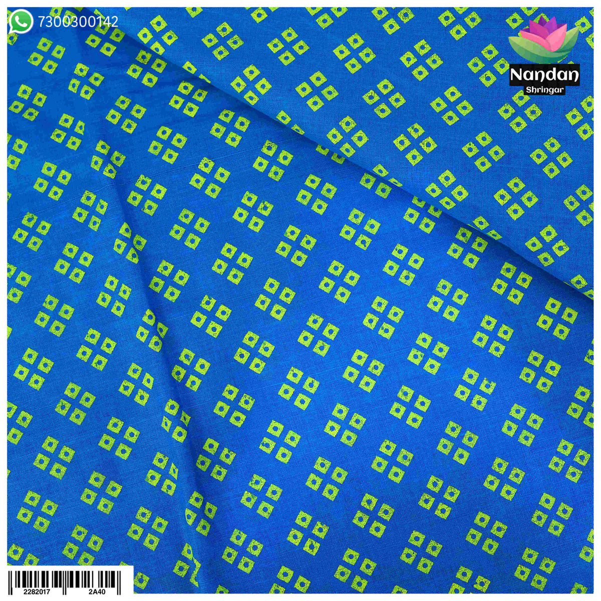 Chofuli Chunari Vastra - Blue