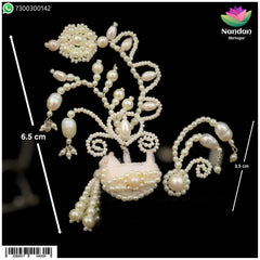 Gol Chandrika with Paag  And Shishfool - Silver ( Moti )