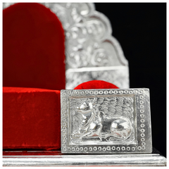 Silver Sinhasan Saagwan Wood