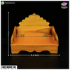 Wooden Sinhasan - Folding (8 Inch)