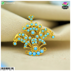 Tipara Folding Silver - Firozi (4 In 1 Shringar)