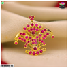 Tipara Folding Silver - Manek (4 In 1 Shringar)