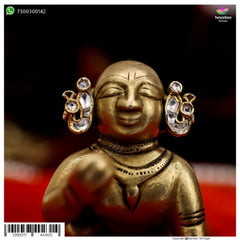 Jadaau MayuraKrit Kundal - Heera