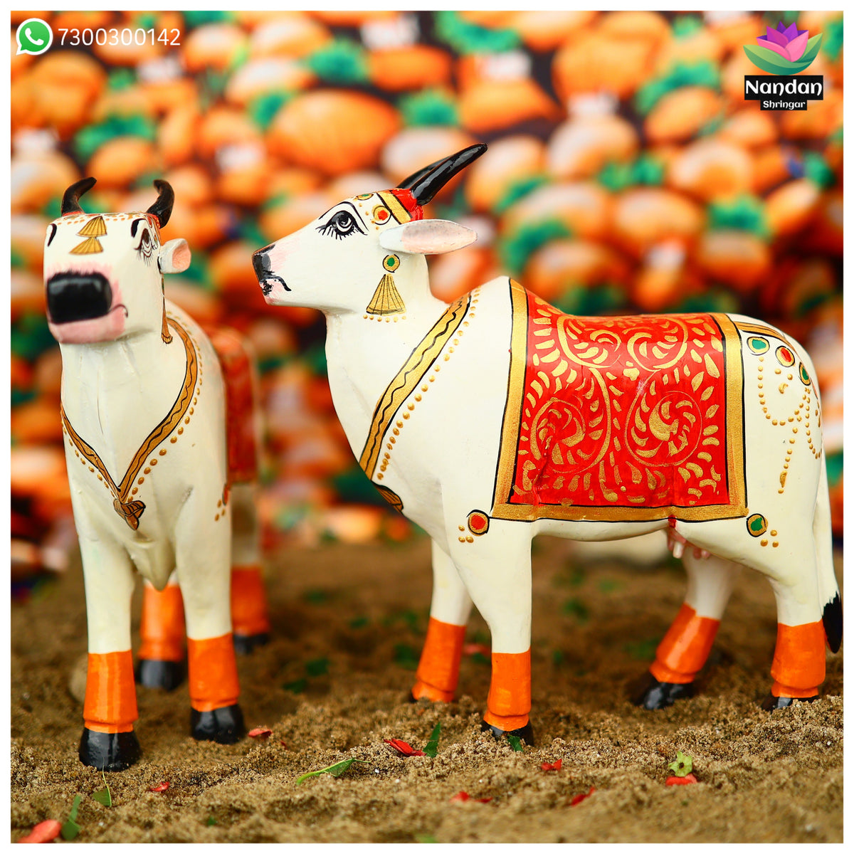 Wooden Cow - 8 Inch