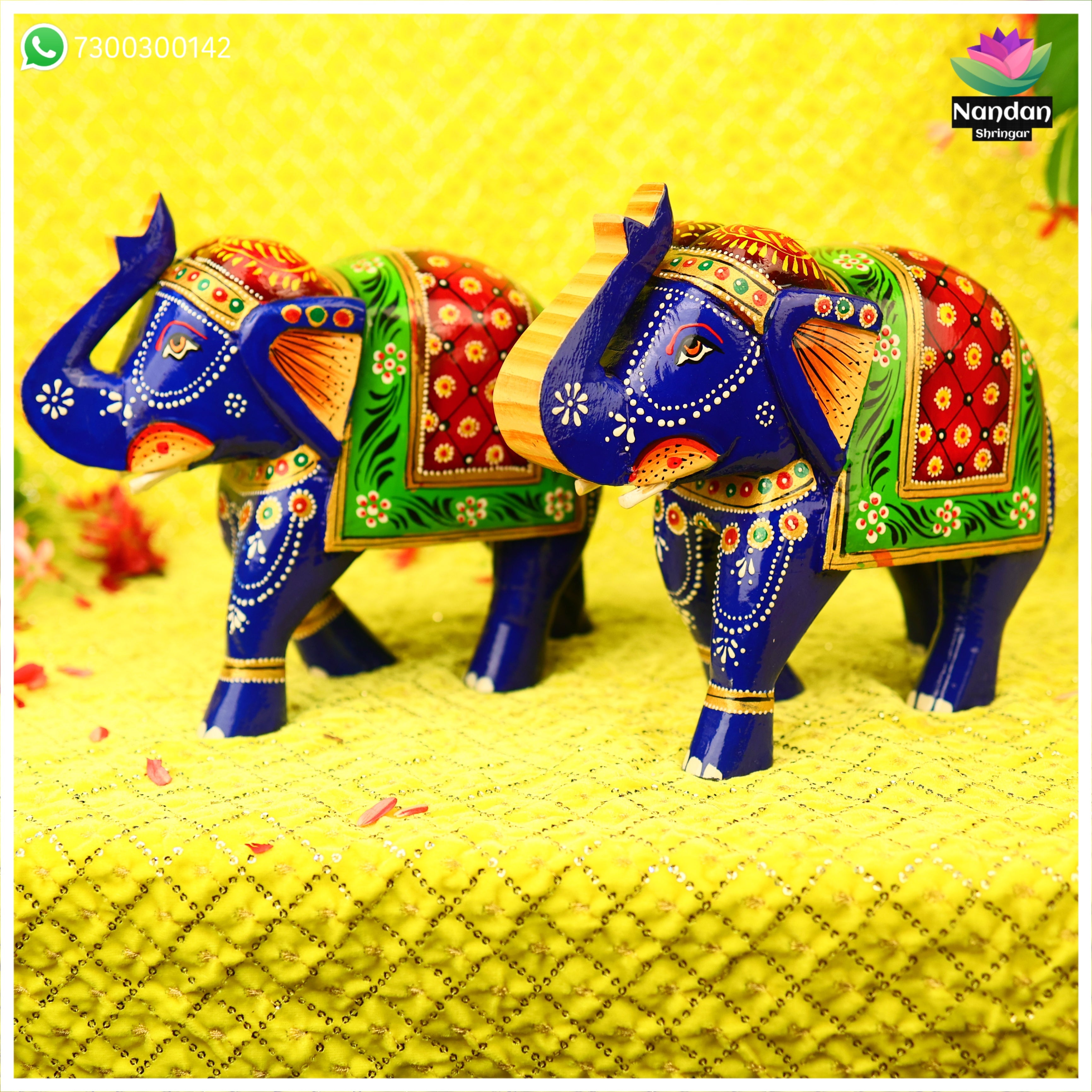 Wooden Elephant - 8 Inch