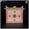 Meenakari Bangla - Reversible  Side 1 - Gulabi Side 2 - Firoja ( 12 Inch )