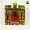 Meenakari Bangla - Reversible  Side 1 - Laal Side 2 - Hara ( 12 Inch )