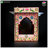 Meenakari Bangla - Reversible  Side 1 - Gulabi Side 2 - Firoja ( 16 Inch )