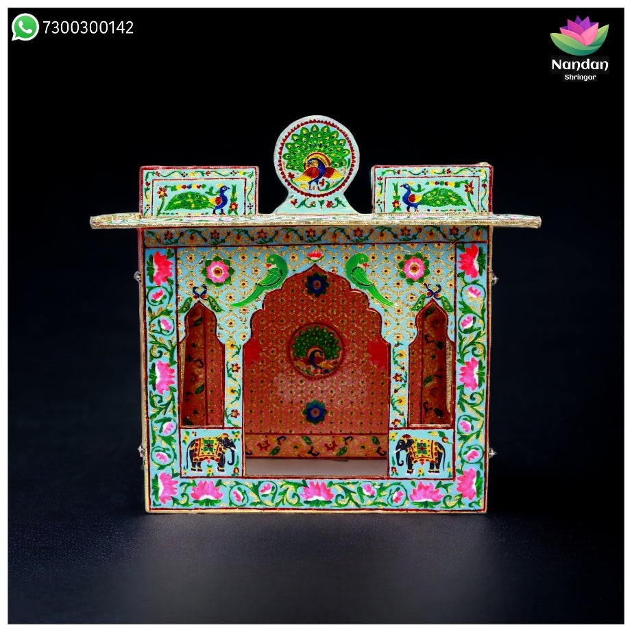 Meenakari Bangla - Reversible  Side 1 - Gulabi Side 2 - Firoja ( 20 Inch )