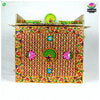 Meenakari Bangla - Reversible  Side 1 - Laal Side 2 - Hara ( 12 Inch )