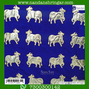 Cow Print Velvet Vastra - Blue