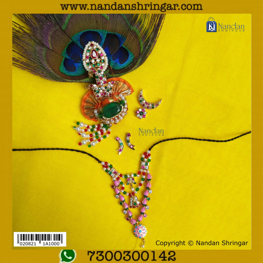 Janmashtami Shringar (Real Pearl, Silver)