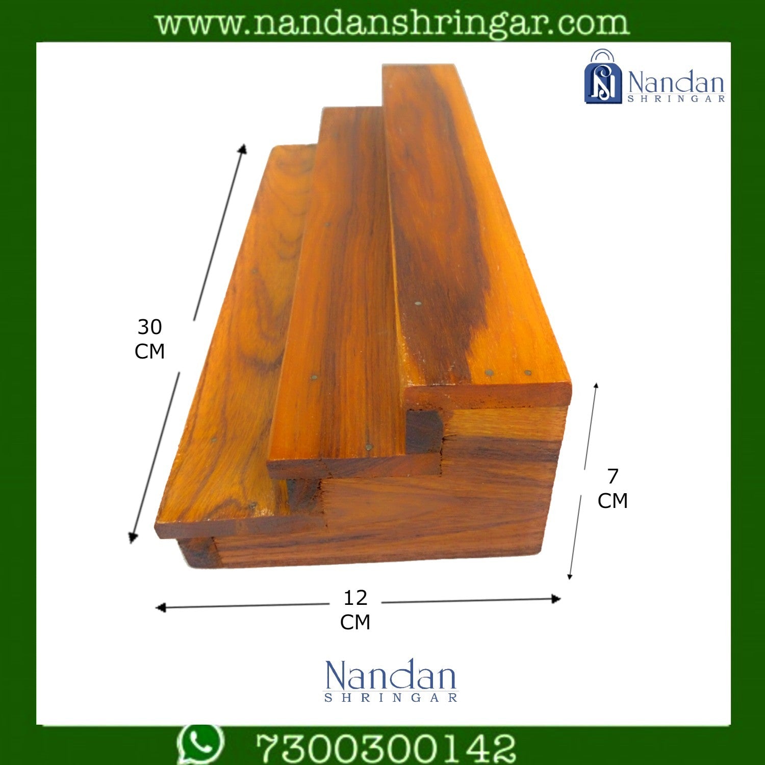 Wooden Khand Paat (11 Inch)