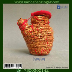 Small blue Khas Jhari Ji by Nandanshringars featuring intricate design and traditional craftsmanship.