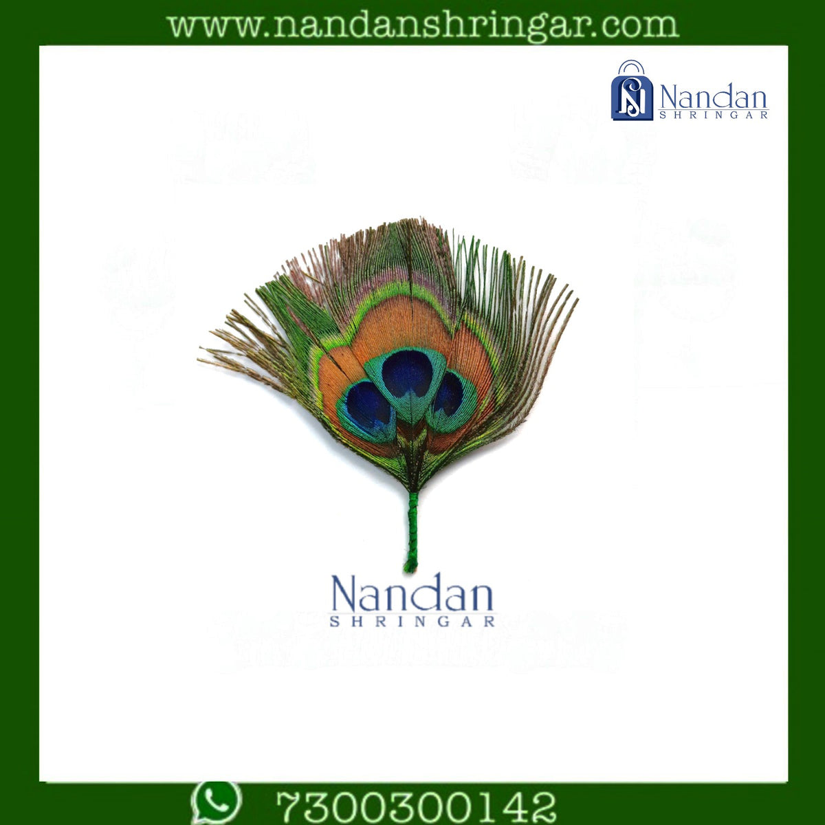 3 Mor Pankh Ki Jod - Double Side