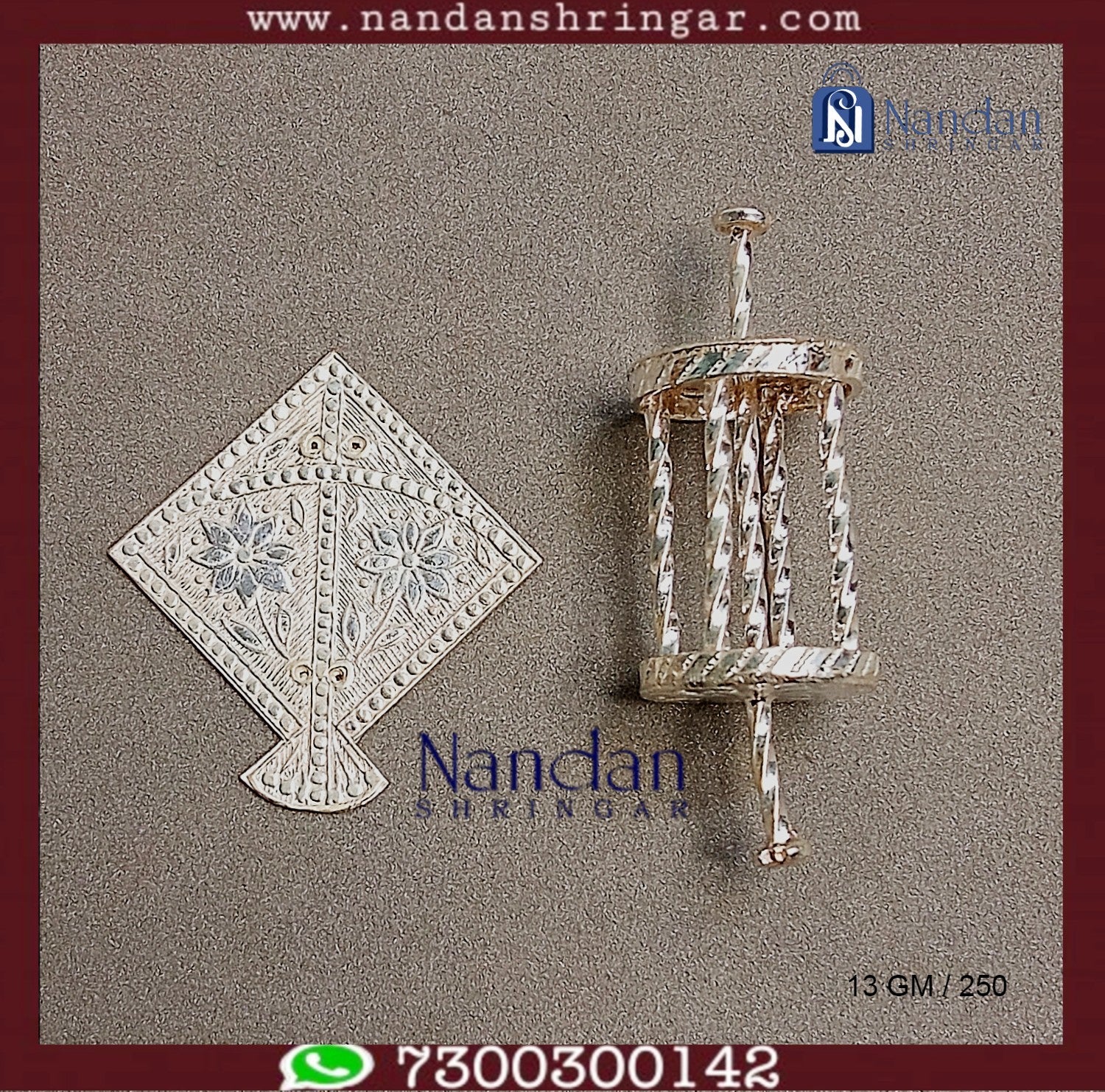 Patang Chakri Set- Fine Silver