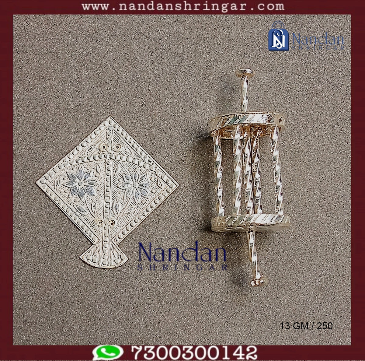 Patang Chakri Set- Fine Silver