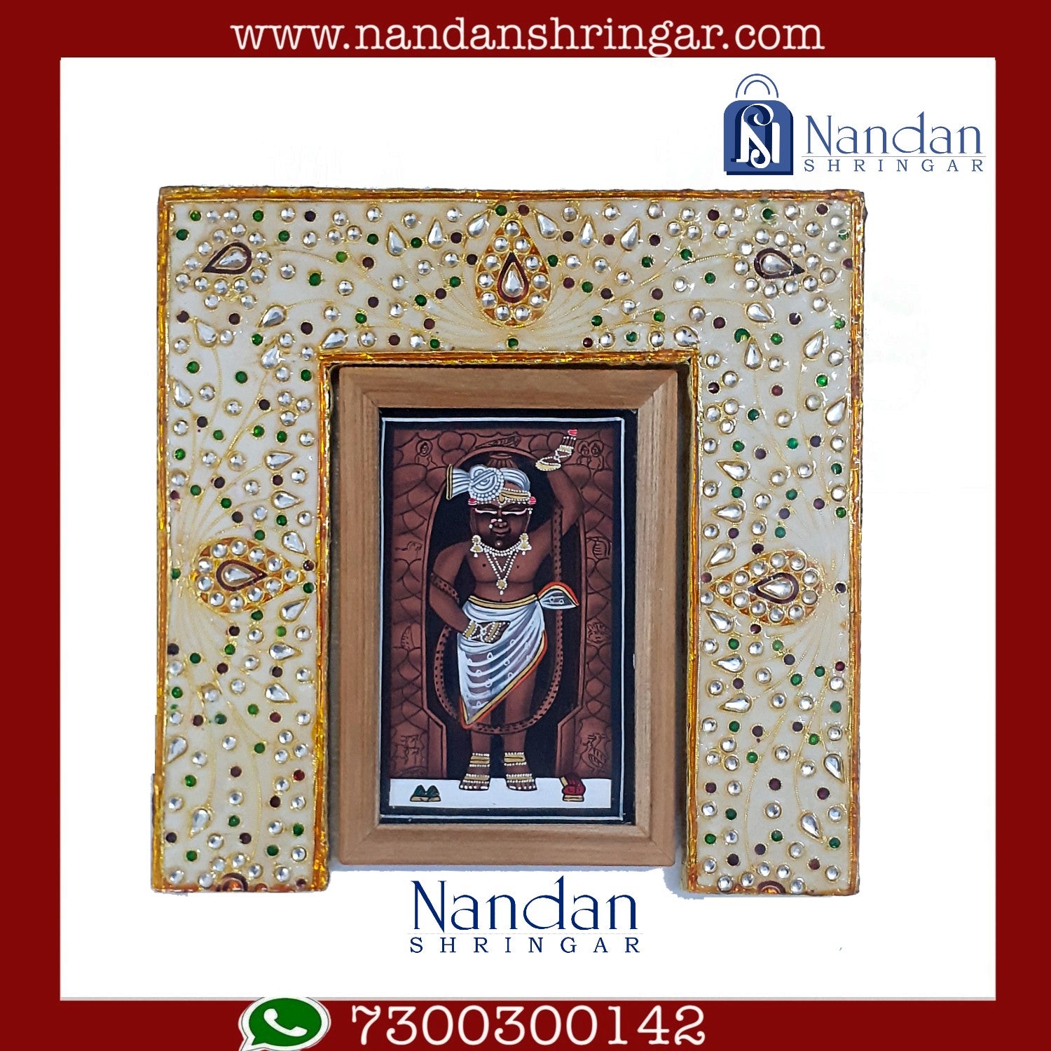 Meenakari Pithika (Reversible)