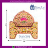 Meenakari Moti Laddu Gopal Sinhasan