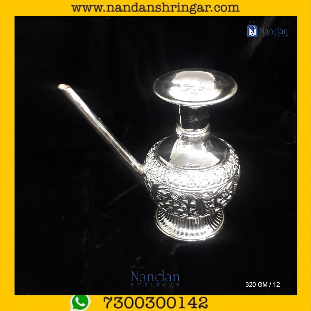 Fine silver Jhari Ji design by Utsav Arts, showcasing intricate craftsmanship and elegant detailing in the image.
