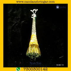 Fine silver Najariya from Utsav Arts featuring intricate designs and a polished finish.