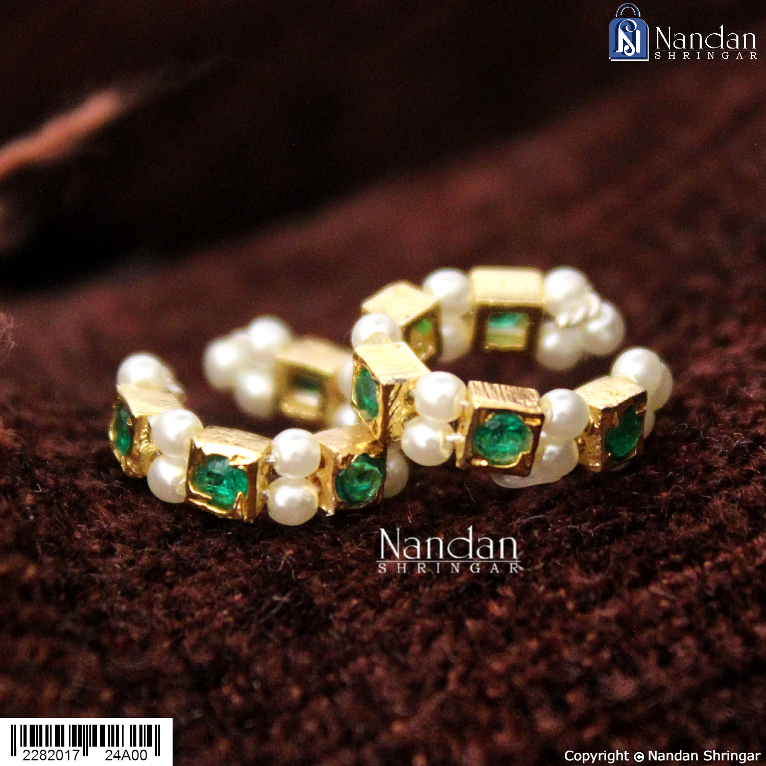 Kada - Panna Moti (Silver)