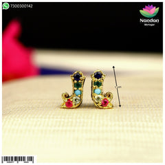 Diwali Special Navratan Makrakrit Kundal