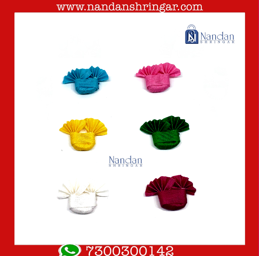 Dumala Malmal Paag - Various Colors (Pack of 10) - nandanshringar