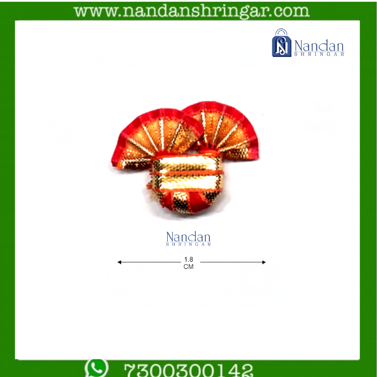 Dumala Zari Paag - Medium - Various Colors (Pack of 10) - nandanshringar