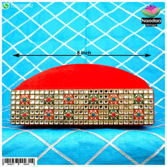 Kundan Gaadi Mohra 8Inch
