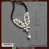 Moti Mala Silver - Real Pearl (No 1)