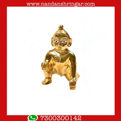 Shree Lalan Kit - 500 by Nandanshringars featuring a beautifully crafted Ladoo Gopal idol and accessories.