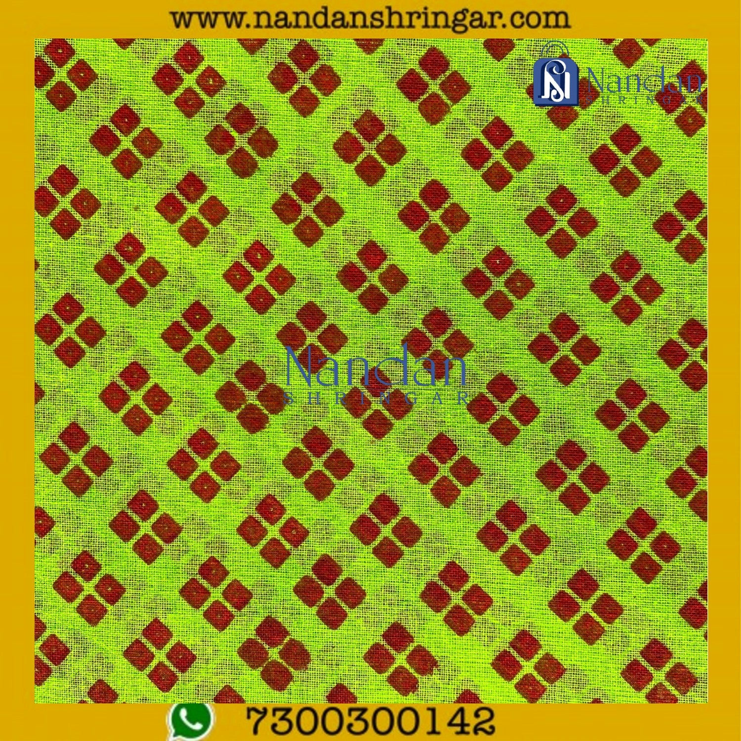Choufuli Vastra - Yellow (Badami)