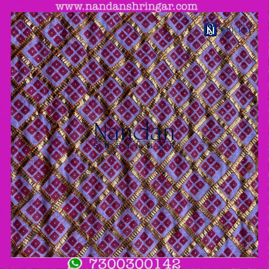 Choufuli Checks Zari Vastra - Pink (Gulabi)