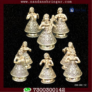 Gopi set of 8 fine silver pieces by Utsav Arts featuring intricate designs and traditional craftsmanship.