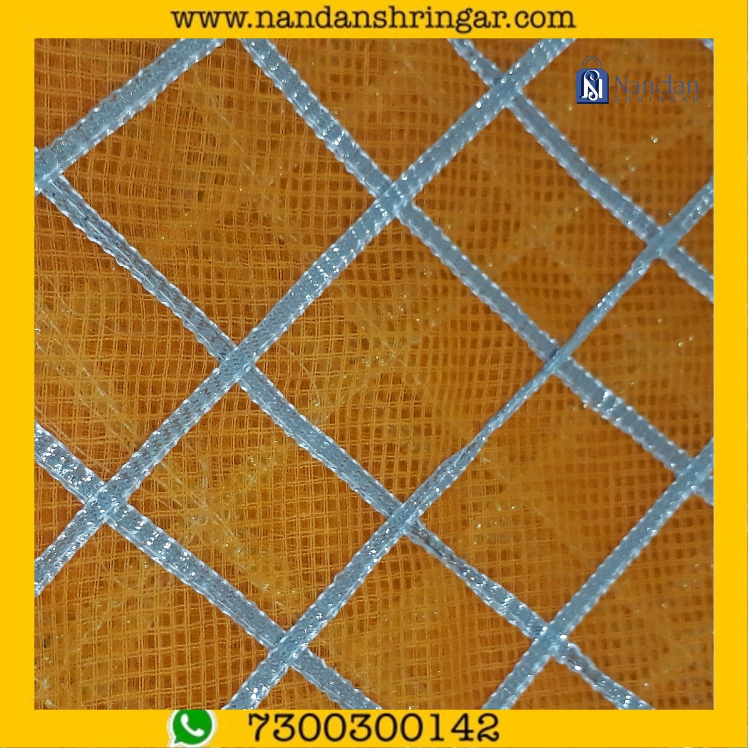 Janmashtami Special Premium Doriya Vastra - Four Line - nandanshringar