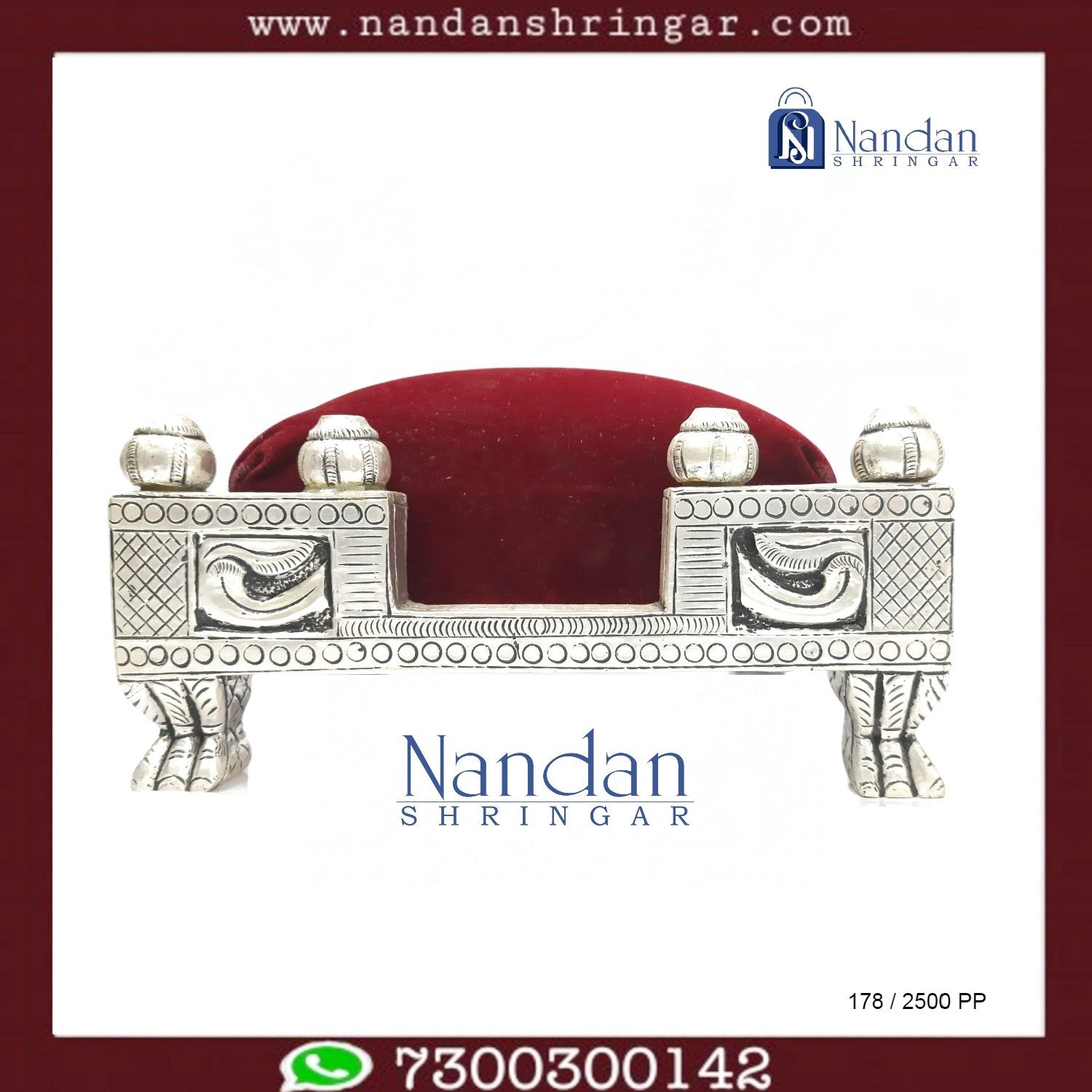 Chowki - Fine Silver