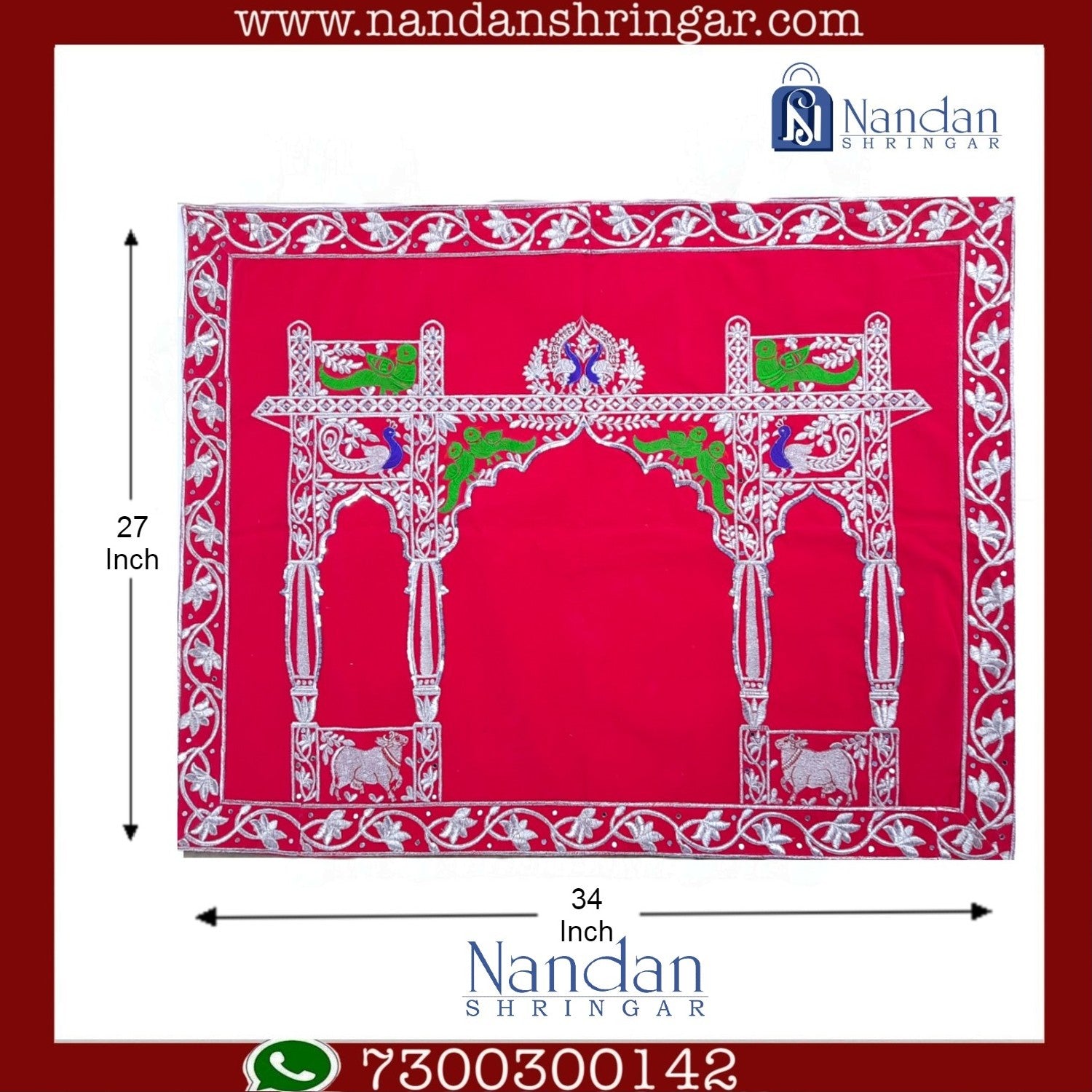 Special Embroidery Pichwai Velvet (Hatri)
