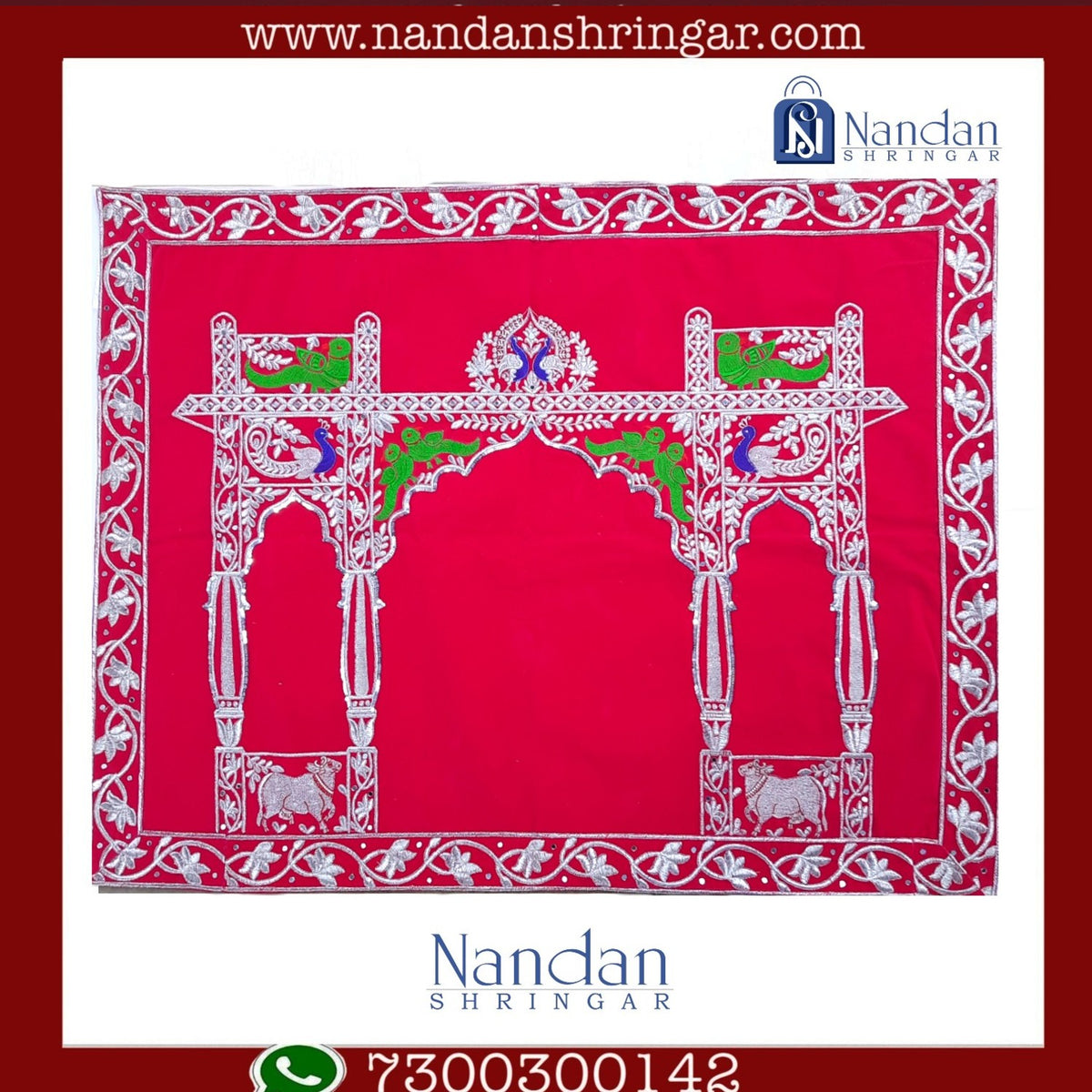 Special Embroidery Pichwai Velvet (Hatri)